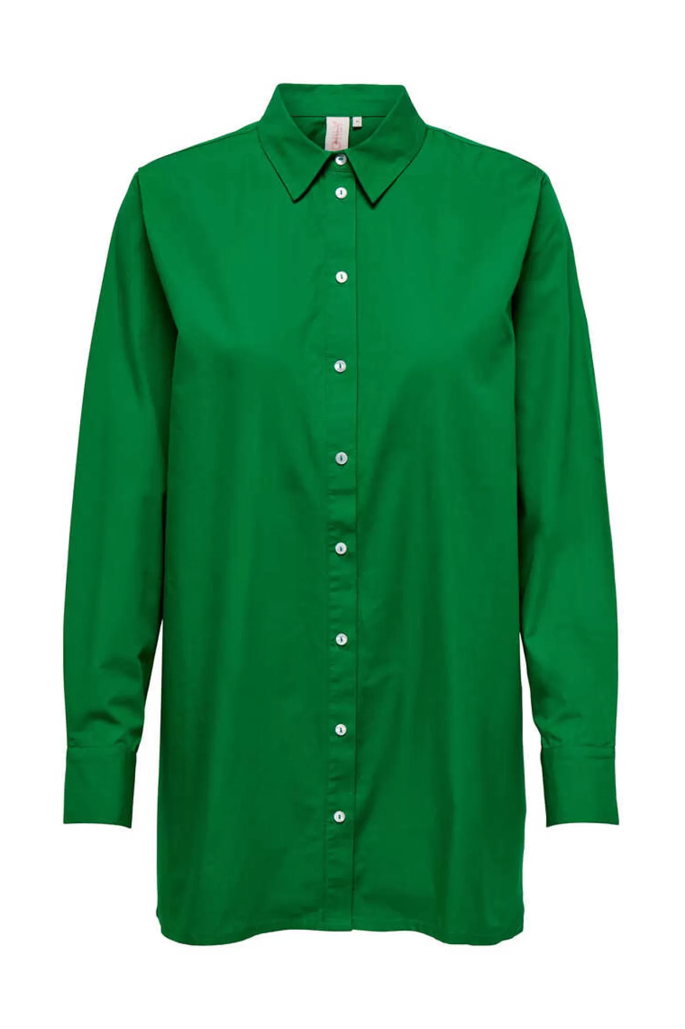 Only Camisa Popelina Gola Lapelas