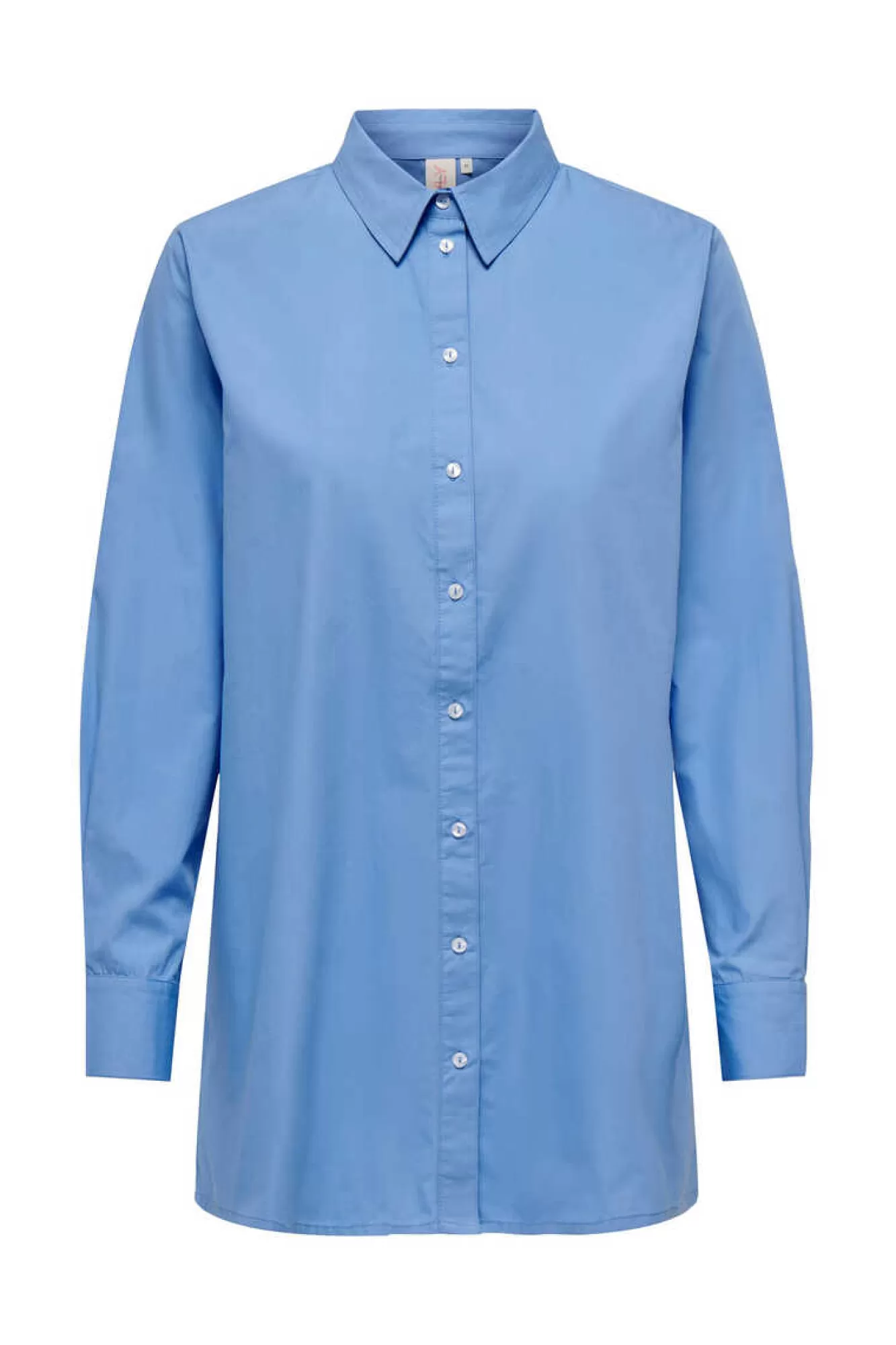 Only Camisa Popelina Gola Lapelas