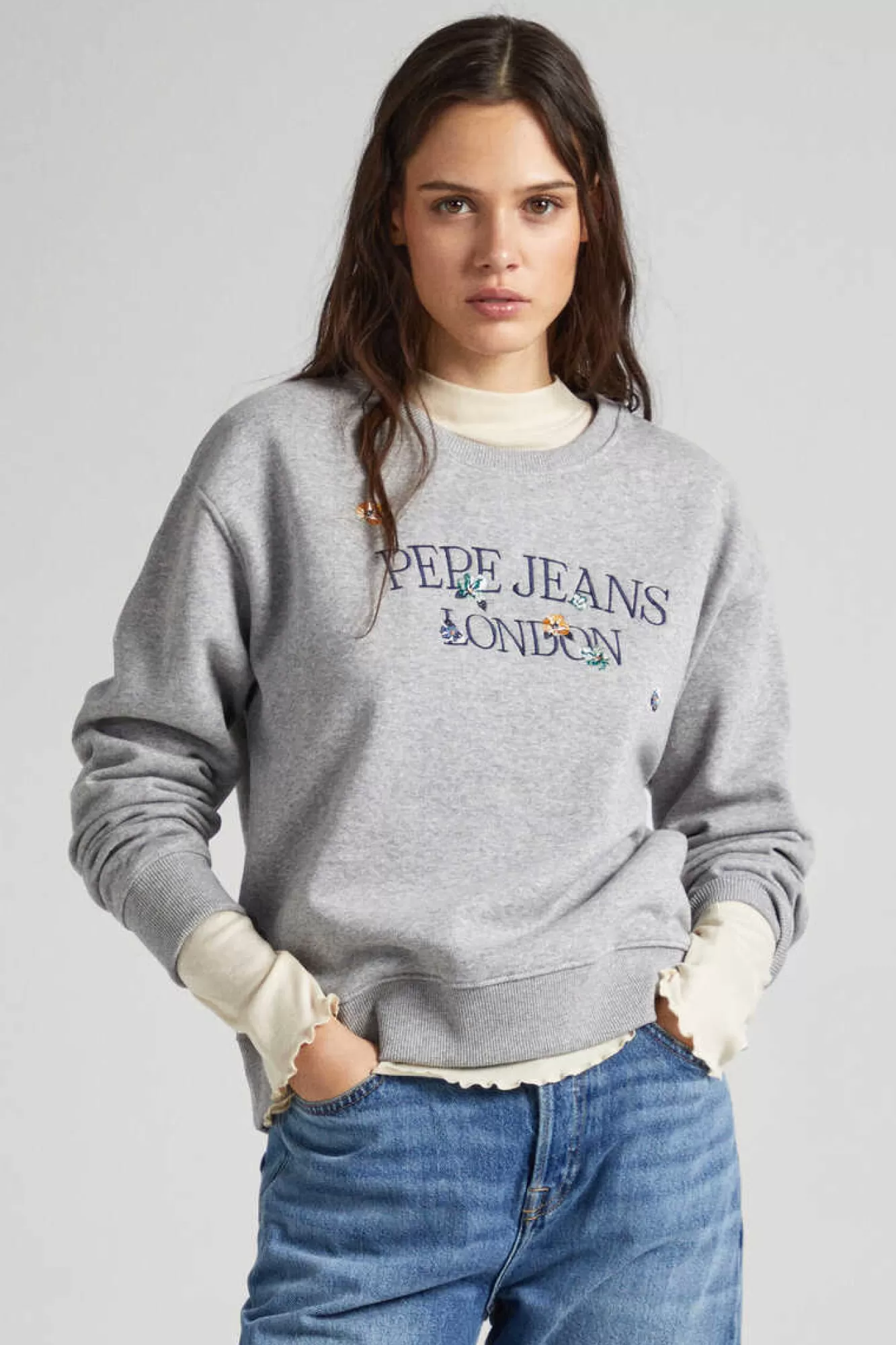 Pepe Jeans Sweatshirt Logo Bordado